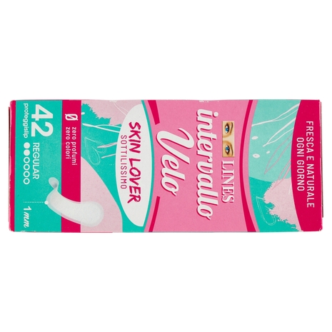 Lines intervallo Velo Skin Lover proteggislip Regular 42 pz